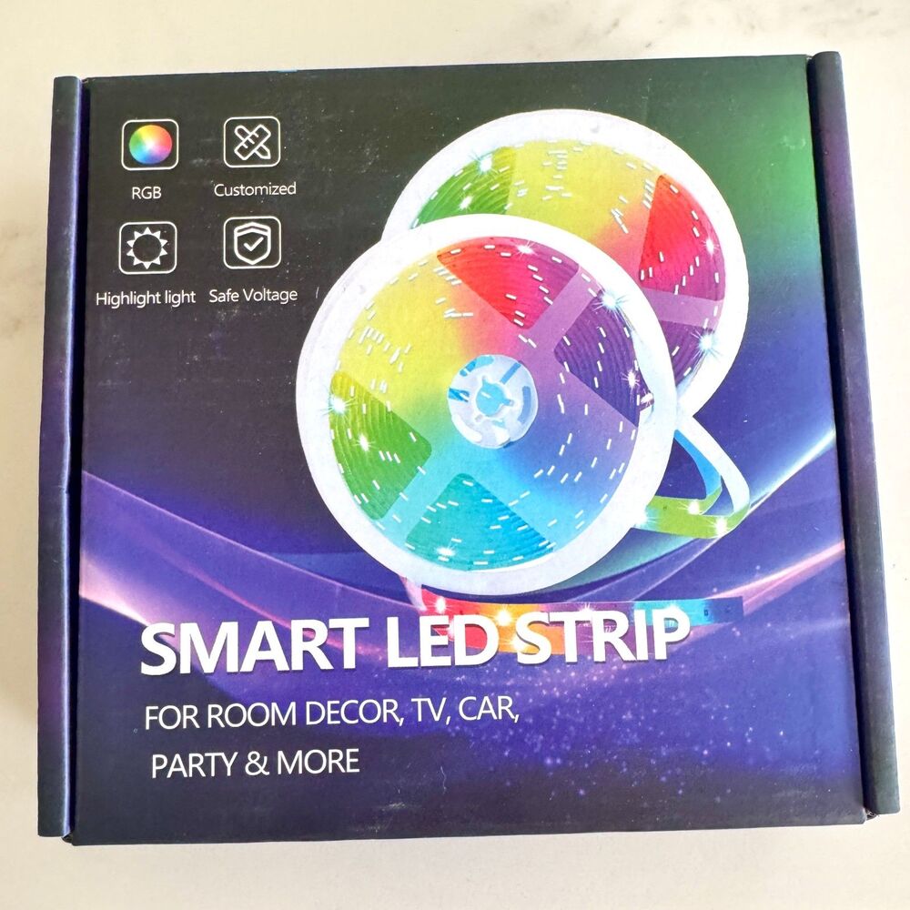 SMART LED RGB Flexible Strip Lights -  50FT /15M  - NEW in Box